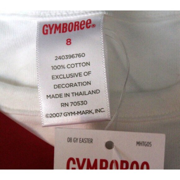 2008 Gymboree Ice Cream Social Easter Tank Top sz 8 NWT Girls Rhinestone Bow - Picture 8 of 8